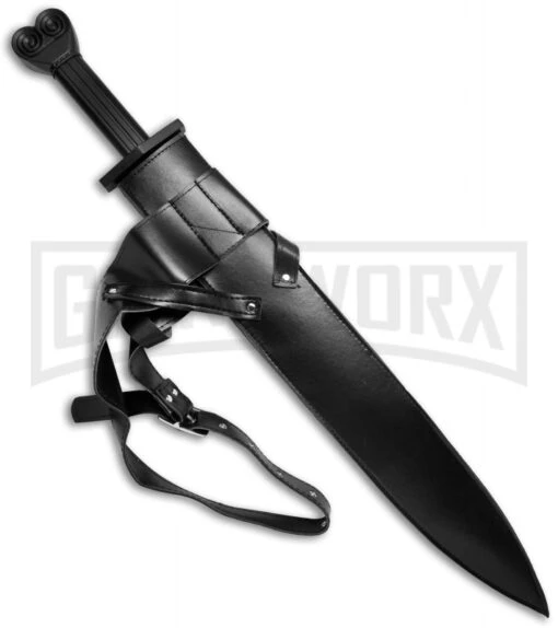 Boker Magnum Aegaen Sea Fixed Blade Sword - Black Plain -AKC Knife Shop blade play sword 05zs9537 sheath cm large