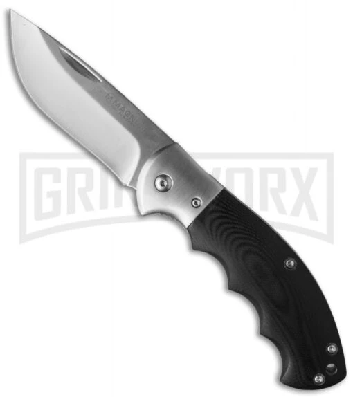 Boker Magnum NW Skinner Folding Knife - Satin Plain -AKC Knife Shop boker 01ry526 cm large