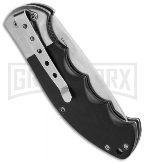 Boker Magnum NW Skinner Folding Knife - Satin Plain -AKC Knife Shop boker 01ry526 side cm large