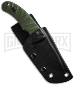 Boker Magnum Forest Elf Fixed Blade Knife - Black Stonewash Plain -AKC Knife Shop boker 02ry823 sheath cm large