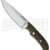 Boker Savannah Canvas Micarta Fixed Blade Knife - Mirror Plain -AKC Knife Shop boker fixed savannah 120620 large