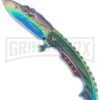 Boker Magnum Rainbow Mermaid Folding Knife - Spectrum Plain -AKC Knife Shop boker magnum 01lg318 cm large