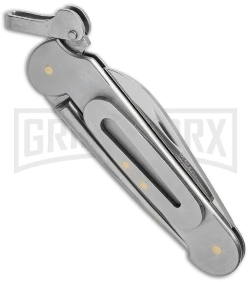 Boker Magnum 01SC725 Catamaran Pocket Knife - Satin Serr -AKC Knife Shop boker magnum 01sc725 cm side large