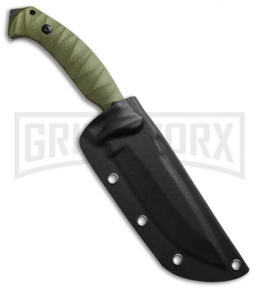 Boker Magnum Persian Fixed Blade Knife Green G-10 -AKC Knife Shop boker magnum 02lg115 sheaht jm large