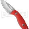 Boker Magnum Lil Red Fixed Blade Knife - Satin Plain -AKC Knife Shop boker magnum 02sc214 large