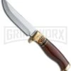 Boker Magnum Premium Skinner Fixed Blade Knife - Satin Plain -AKC Knife Shop boker magnum premium skinner 02ll163 large