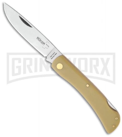 Boker Plus Rangebuster Junior Pocket Knife - Satin Plain -AKC Knife Shop boker plus 01bo021 bhq 11625 jr large