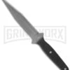 Boker Plus Besh-Wedge Neck Knife Black Fixed Blade - Titanium Plain -AKC Knife Shop boker plus besh wedge 02bo275 large