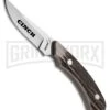 Boker Cinch Cowboy Crossdraw Brown Stag Fixed Blade Knife - Mirror Plain -AKC Knife Shop boker plus cinch cowboy crossdraw stag mirror BP 30218 jr large