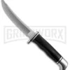 Buck Knives Buck Personal 118 Fixed Blade Knife - Satin Plain -AKC Knife Shop buck 0118bks b personal fixed large