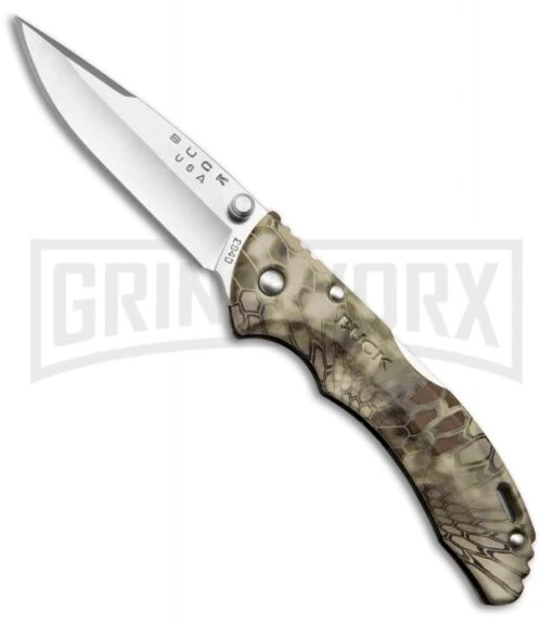 Buck Knives Buck Bantam BBW Kryptek Highlander Camo Folding Knife - Satin Plain -AKC Knife Shop buck bantam bbw highlander camo 0284cms26 b BHQ 35366 er large