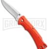 Buck Knives Buck Bucklite Max Orange Folding Knife - Satin Plain -AKC Knife Shop buck bucklite max 0482ors b 7516 large