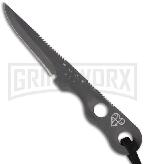 Buck Knives Buck / Hartsook Ultralite Fixed Blade Knife - Gray Plain -AKC Knife Shop buck hartsook 0860bks b cat5900 large