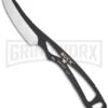 Buck Knives Buck PakLite Caper Fixed Blade Knife - Black Plain -AKC Knife Shop buck paklite caper 0135bks b cat 3353 large