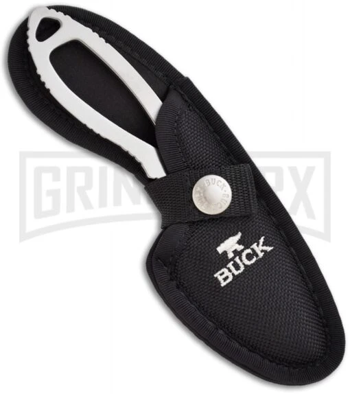 Buck Knives Buck PakLite Skinner Fixed Blade Knife - Satin Plain -AKC Knife Shop buck paklite skinner 0140sss b cat3306 sheath large 1