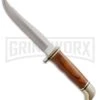 Buck Knives Buck 105 Pathfinder Dymondwood Fixed Blade Knife - Satin Plain -AKC Knife Shop buck pathfinder 0105brs b large