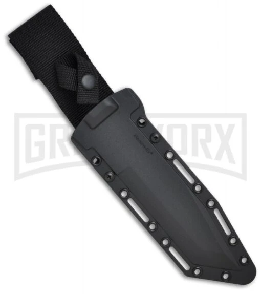 Cold Steel G.I. Tanto Fixed Blade Knife - Black Plain -AKC Knife Shop cold steel gi tanto 80pgtk sheath large