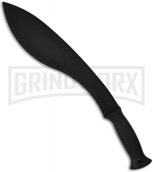 Cold Steel 13" Kukri Machete Knife - Black Plain -AKC Knife Shop cold steel kukri machete 97kms large