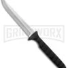 Cold Steel Drop Point Spike Fixed Blade Knife - Satin Plain -AKC Knife Shop cold steel spike drop point large