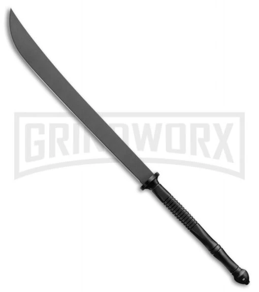 Cold Steel Thai Machete W/ Sheath - Black Plain -AKC Knife Shop cold steel thai machete sheath black BP 30236 jr large