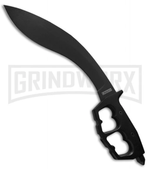 Cold Steel Chaos Kukri Trench Knife (12.5" Black) 80NTK -AKC Knife Shop cold steel0 80ntk kukri jm large