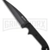 CRKT Crawford/Kasper Dragon Fixed Blade Knife - Black Plain -AKC Knife Shop crkt 2010kn ck dragon large