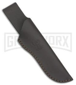 Frost Cutlery Hen & Rooster Rammed Bowie Ram's Horn Fixed Blade Knife - Satin -AKC Knife Shop frost cutlery hen and rooster rammed bowie rams horn satin BP 28137 jr sheath large