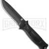 Gerber StrongArm Black Polymer Fixed Blade Knife - Black Plain -AKC Knife Shop gerber 30 001038n cm large