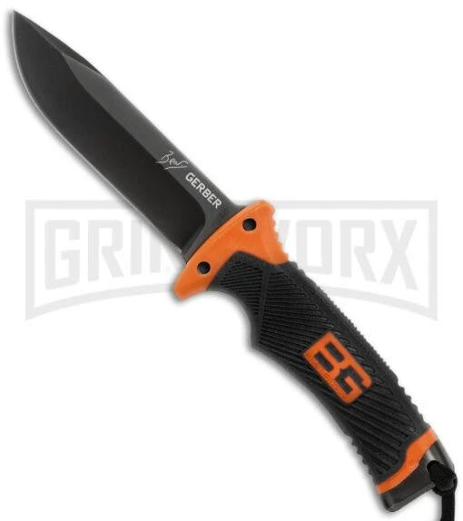 Gerber Bear Grylls Ultimate Fixed Blade Knife - Gray Plain -AKC Knife Shop gerber bear grylls ultimate fixed 31 001063 2 large