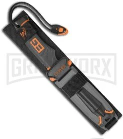 Gerber Bear Grylls Ultimate Fixed Blade Knife - Gray Plain -AKC Knife Shop gerber bear ultimate knife sheath large