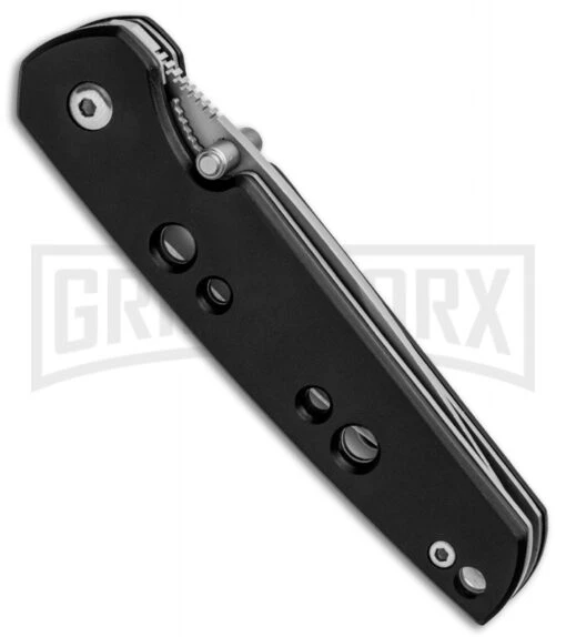 Gerber SB 2.5 Black Aluminum Folding Knife - Bead Blast Plain -AKC Knife Shop gerber sb2 5 plain beadblast 22 41535 side large