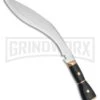 Tallen Large Raven Talon Black Kukri Fixed Blade Knife - Satin Plain -AKC Knife Shop grindworx large raven talon black kukri satin BP 28235 jr large