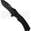 Humvee Tactical Recon Folding Knife - Black Serr -AKC Knife Shop humvee folder hmv ktr 10 large