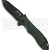 Kershaw Emerson CQC-5K Green G-10 Liner Lock Knife - Black Plain -AKC Knife Shop kershaw emerson cqc 5k 6070lblk BHQ 21425 jr large