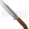 M-Tech USA Box Root Brown Pakkawood Fixed Blade Knife - Satin Plain -AKC Knife Shop m tech usa box root brown pakkawood satin BP 29799 jr large