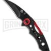 Mantis MR-1 Isosceles Frame Lock Knife - Black Plain -AKC Knife Shop mantis knives mr 1 large