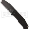 Mantis MT-7.2AS Folding Pry Knife Manual Folder - Black Serr -AKC Knife Shop mantis mt7 2as large