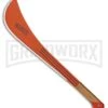 Marbles Swamp Master Machete (24.25") Wood - Orange Plain -AKC Knife Shop marbles swamp master machete wood orange BP 26727 jr large