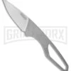 Mikov LIST Fixed Blade Neck Knife - Stonewash Plain -AKC Knife Shop mikov list fixed jm large