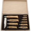 Opinel Stainless Steel Blade Folding Knife Set (Set Of 10) Beechwood -AKC Knife Shop opinel coffret collect 10 set beechwood 001311 large