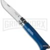 Opinel Knives No. 8 Blue Beech Wood Folding Knife W/ Sheath - Stainless Steel -AKC Knife Shop opinel couteau fermant 08 blue cm large