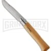 Opinel Knives No. 12 Beechwood Folding Knife - Stainless Steel -AKC Knife Shop opinel folding beechwood no 12 large