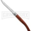 Opinel Knives Slim No. 12 Padouk Wood Folding Knife - Stainless Steel -AKC Knife Shop opinel op00011 slim bubinga 12 large