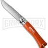 Opinel Knives Trekking No 7 Tangerine Folding Knife - Stainless Steel -AKC Knife Shop opinel op01443 cm large