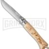 Opinel No. 8 Beachwood Folding Knife Mountain - Stainless Steel -AKC Knife Shop opinel op01641 cm large