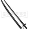 Rite Edge Rustic Pirate Black Leather Sword - Black Plain -AKC Knife Shop rite edge rustic pirate black leather sword black BP 27826 jr full large