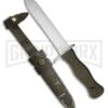 Rite Edge Surplus German Combat OD Green Plastic Fixed Blade Knife - Satin Plain -AKC Knife Shop rite edge surplus german combat od green plastic satin BP 29546 jr large