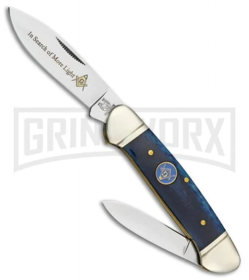 Rough Rider A Tribute To Free Masonry Canoe Pocket Knife -AKC Knife Shop rough rider a tribute to free masonry canoe BP 26566 jr large