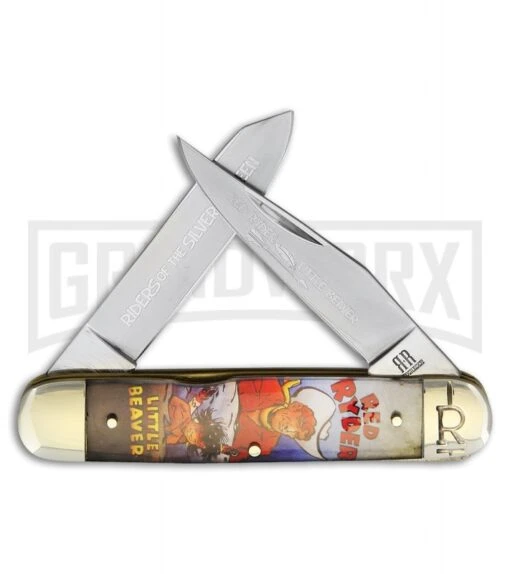 Rough Rider Red Ryder Acrylic Pocket Knife -AKC Knife Shop rough rider red ryder acrylic BP 27098 jr large