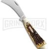 Uncle Henry Pruner Staglon Pocket Knife -AKC Knife Shop schrade 16uh uncle henry pruner folder large